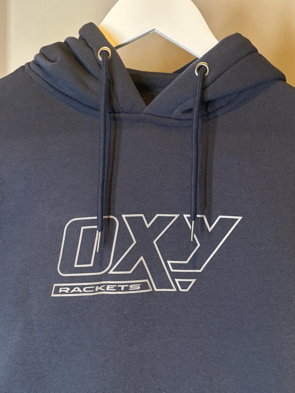 MOLETOM UNISSEX COM CAPUZ OXY