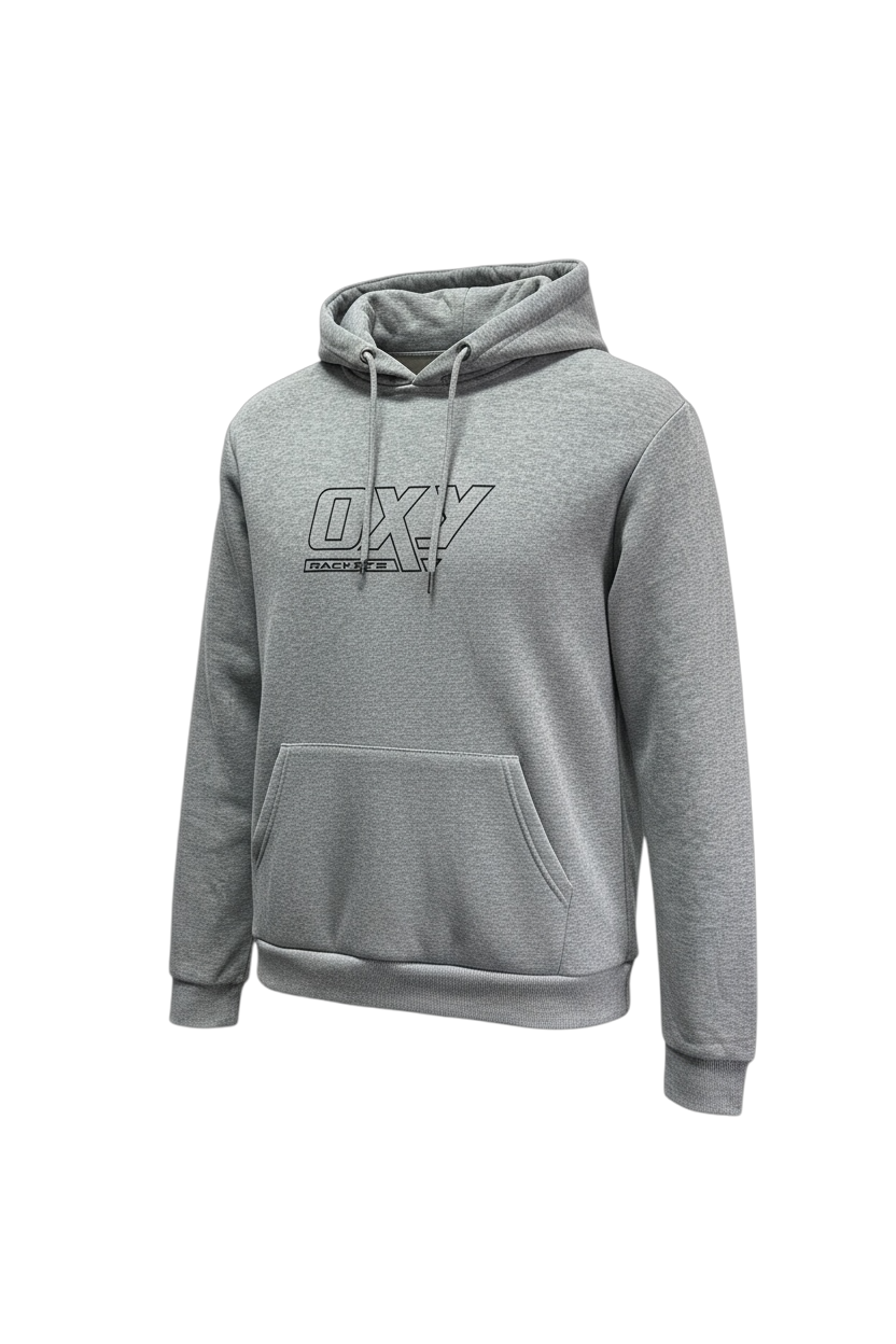 MOLETOM UNISSEX COM CAPUZ OXY