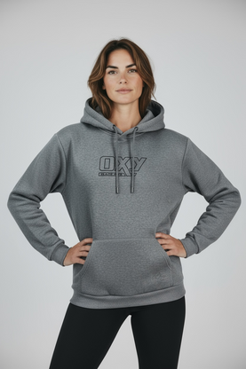 MOLETOM UNISSEX COM CAPUZ OXY