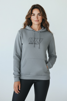 MOLETOM UNISSEX COM CAPUZ OXY